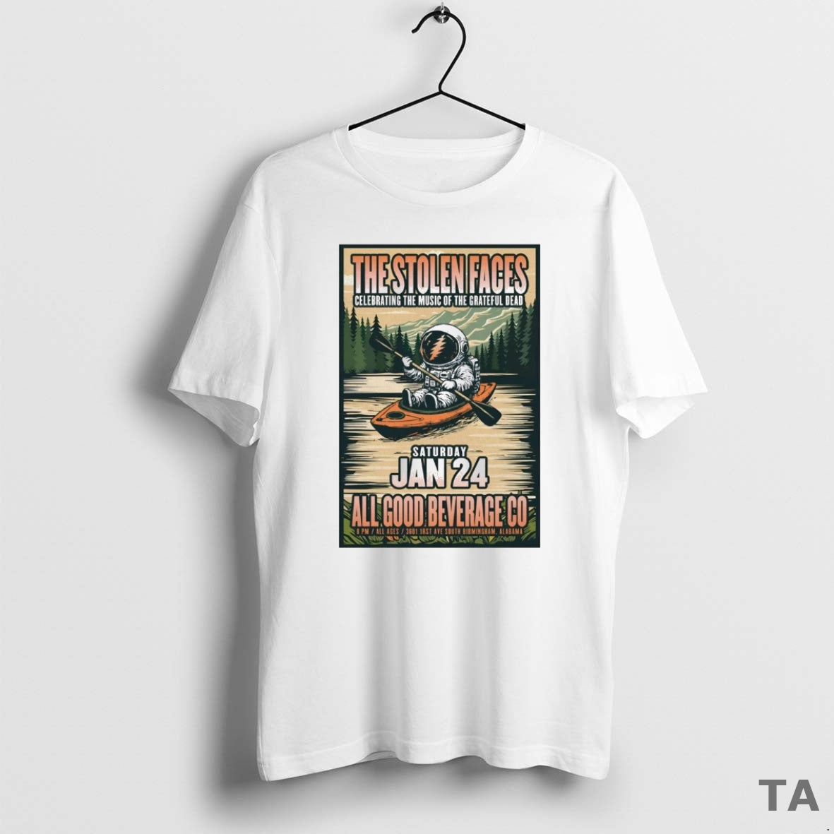 Top The Stolen Faces Celebrating The Music Of The Grateful Dead January 24 2026 Birmingham T-Shirts, Hoodie, Sweatshirt