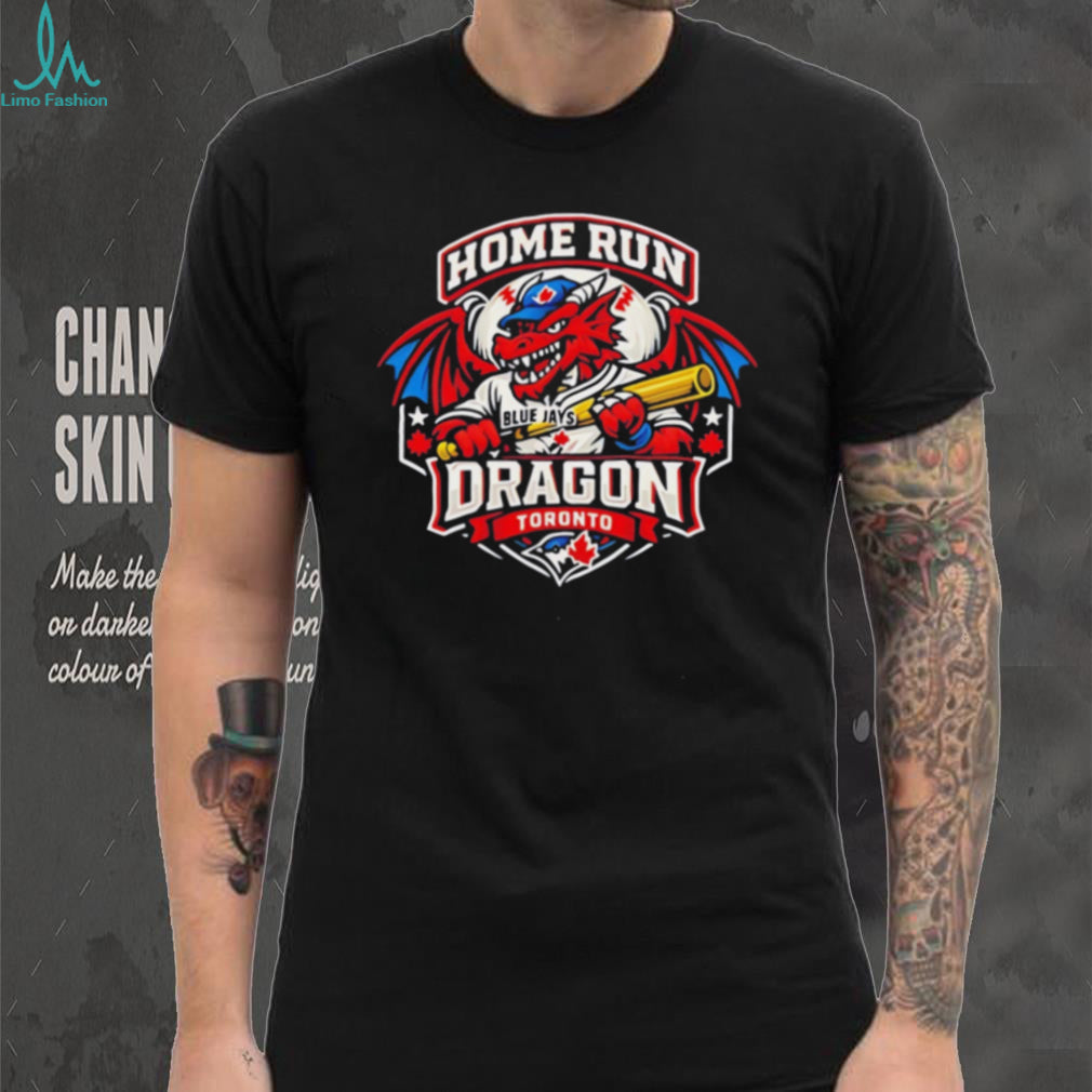 Toronto Blue Jays Home Run Dragon Royal Blue Mascot shirt