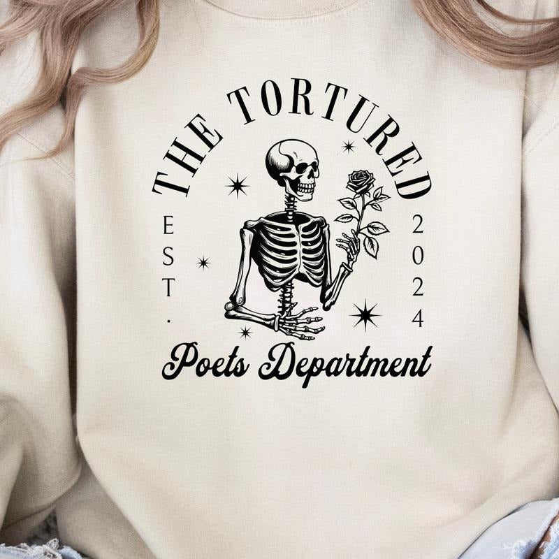 Tortured Poets Sweatshirt T-Shirts, Hoodie | PureTeeCo.com