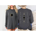 Total Solar Eclipse 2024 Long Sleeve Shirt | Path of Totality | Countdown to Totality | Celestial Shirt | Astronomy Sun...
