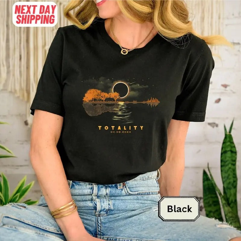 Total Solar Eclipse 2024 Shirt, April 8 2024, USA Map, Path of Totality Tee, Spring America Eclipse Souvenir Gift Hoodie,...