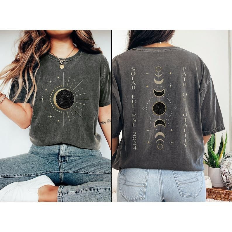 Total Solar Eclipse Shirt | Path of Totality Shirt | Countdown to Totality | Celestial Shirt | Astronomy Sun Hoodie and...
