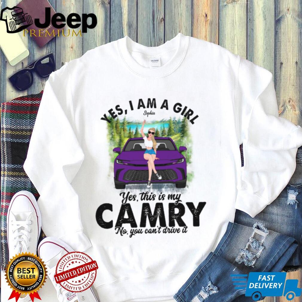 Toyota Camry Girl Car Owner Custom Name Graphic Shirt