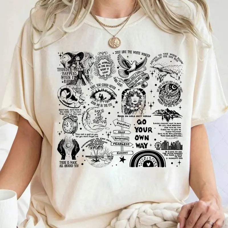 Tracklist Stevie Nicks  Newest Shirt Sweatshirt Hoodie, Silver Springs Shirt Unisex, Gifts For Her | PureTeeCo.com