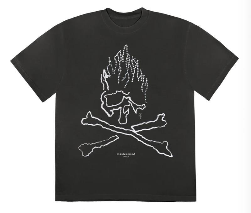 Travis Scott Cactus Jack For Mastermind Skull T-shirt Blac (CJFM-SS02) Size S-XL Hoodie, Sweatshirt | PureTeeCo.com