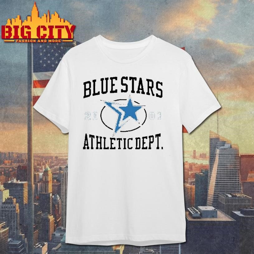 Treaty Oak Revival Blue Stars Athletic Dept Shirt