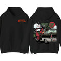 Treaty Oak Revival Graphic Hoodie, Devil Girl with Classic Car Concert Unisex Hoodies, Country Music Men's Tops, Southern...