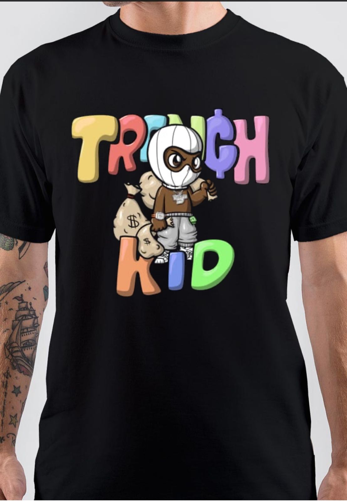 Trench Kid T-Shirt Hoodie, Sweatshirt | PureTeeCo.com
