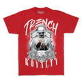 Trench Royalty - Red T-Shirt Hoodie, Sweatshirt | PureTeeCo.com (Image 1)