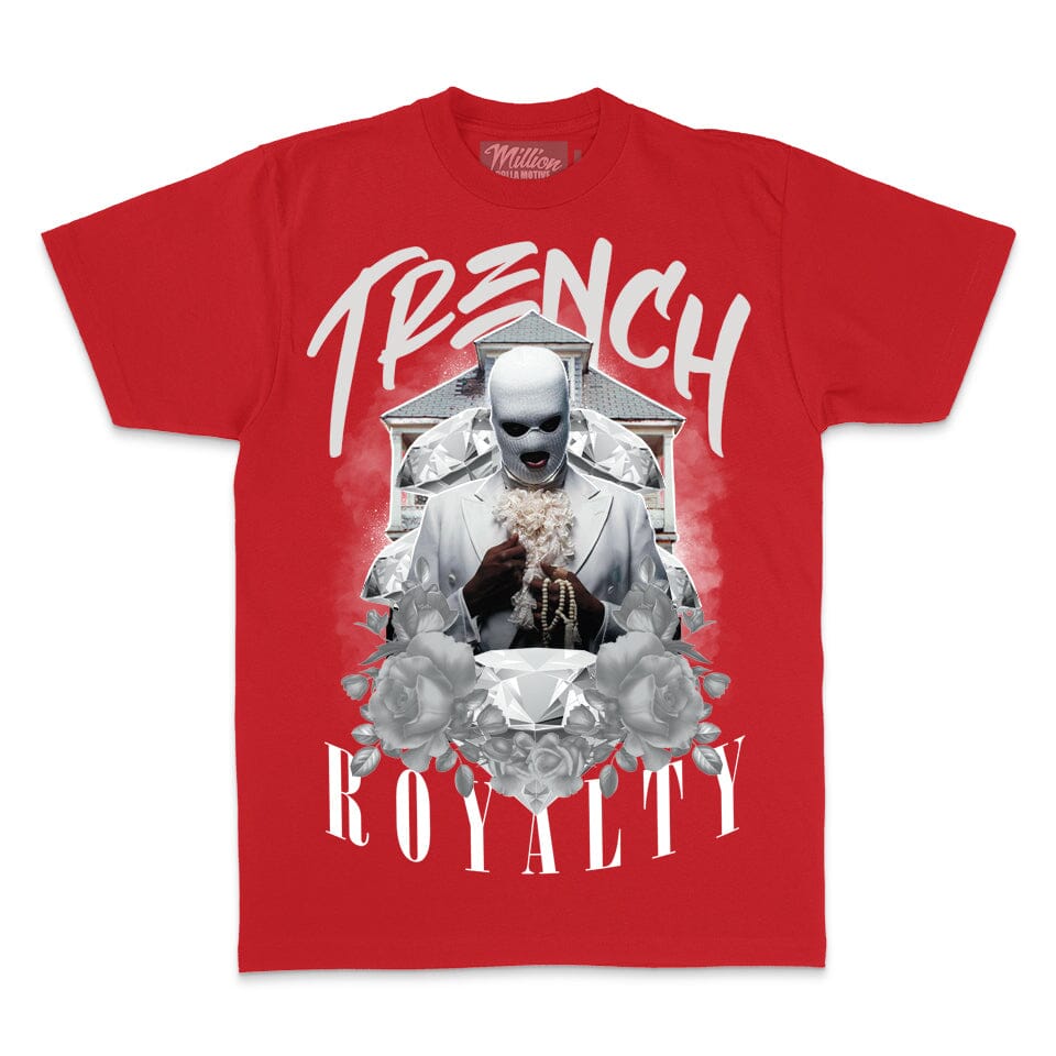 Trench Royalty - Red T-Shirt Hoodie, Sweatshirt | PureTeeCo.com (Image 1)