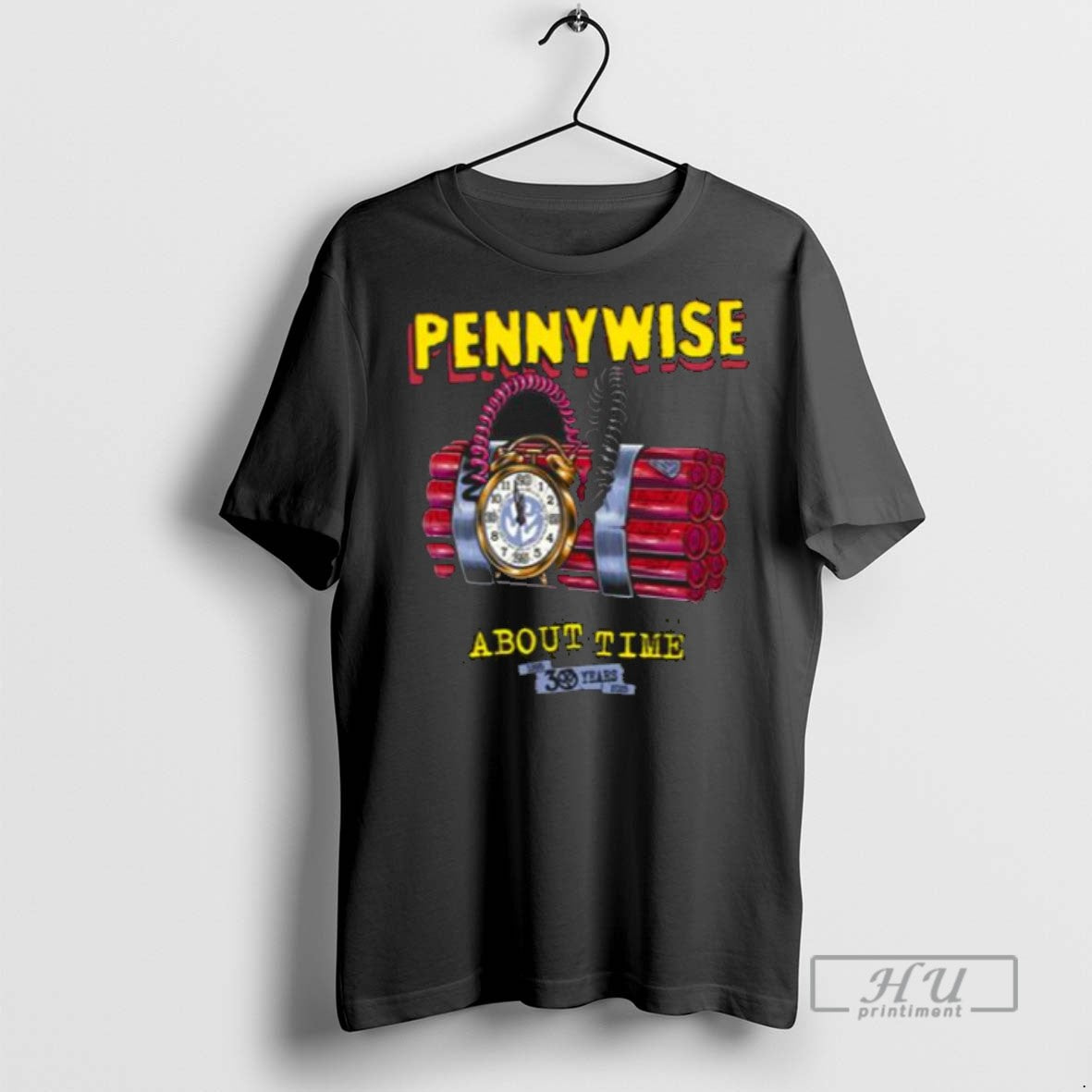 Trending 2025 Pennywise About Time 30yr Anniversary Men T Shirt