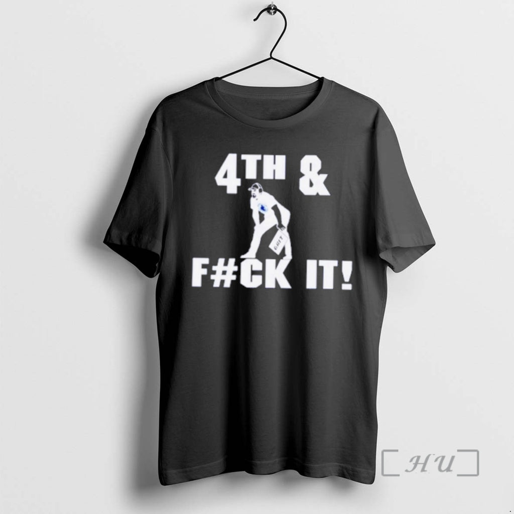 Trending 4th And Fuck It Detroit Lions Grit T-Shirts, Hoodie, Sweatshirt | PureTeeCo.com