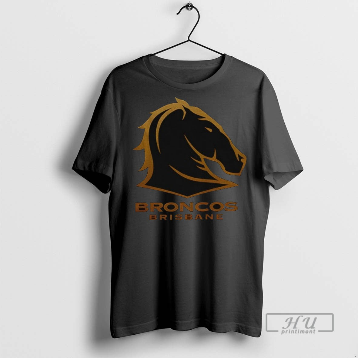 Trending Brisbane Broncos Football Never Back Down 2025 Grand Final Logo T Shirt