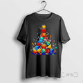 Trending Christmas Dice Tree Style 2025 Black T-Shirts, Hoodie, Sweatshirt | PureTeeCo.com