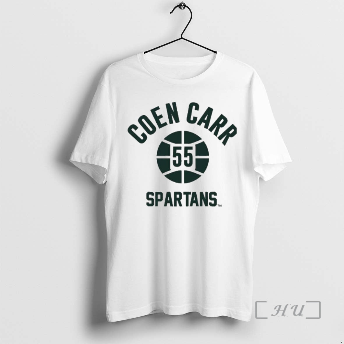 Trending Coen Carr Name Number Ball Michigan State Basketball T-Shirts, Hoodie, Sweatshirt | PureTeeCo.com