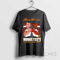 Trending Denver Nuggets Christmas Braun Johnson Graphic T-Shirts, Hoodie, Sweatshirt | PureTeeCo.com