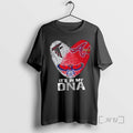 Trending Georgia City Atlanta Sports Falcons X Braves Saints Its In My Dna Fingerprint Heart T-Shirts, Hoodie, Sweatshirt