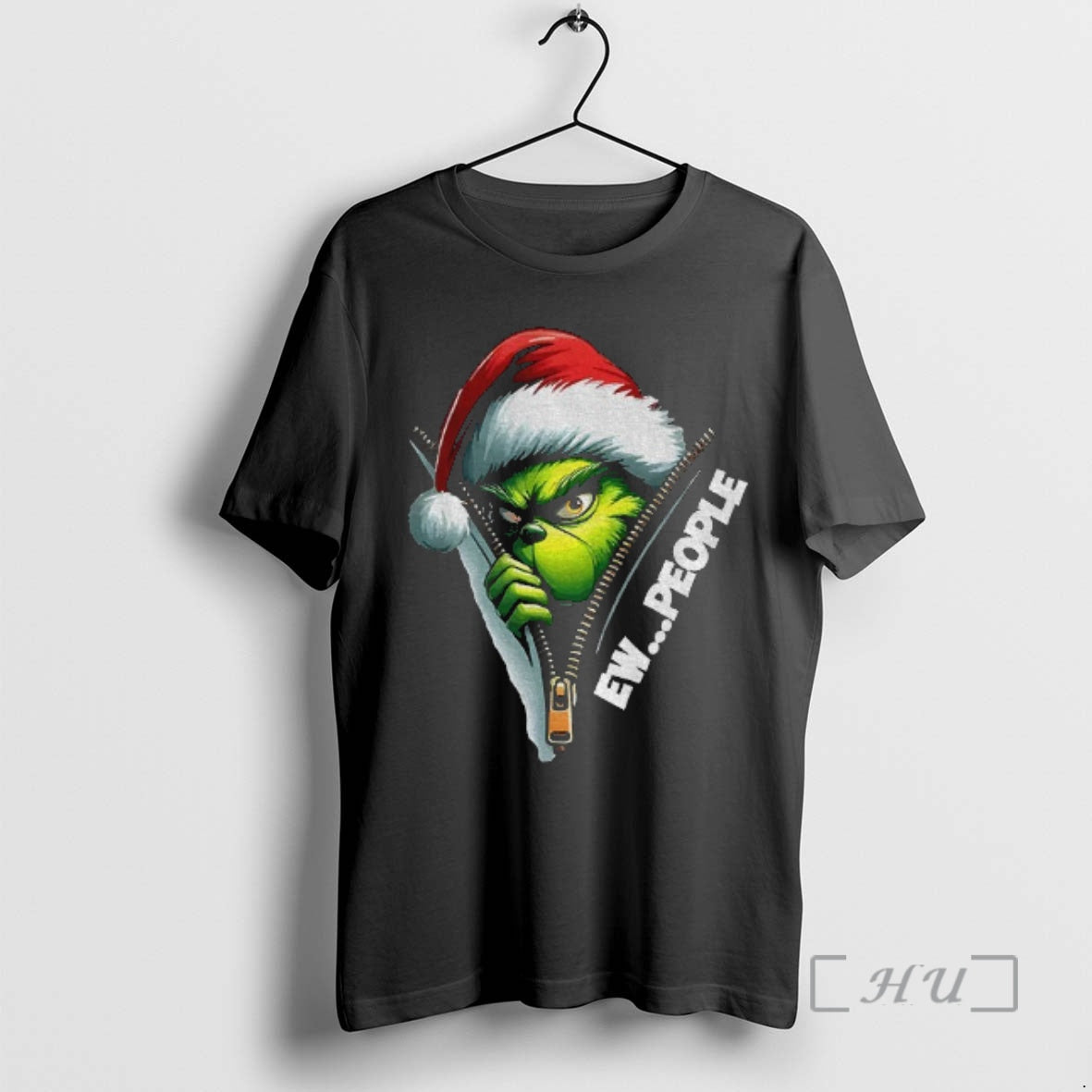 Trending Grinch Santa Ew People Merry Christmas T-Shirts, Hoodie, Sweatshirt | PureTeeCo.com