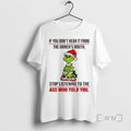 Trending Grinch Santa Im Not A Perfect Daughter But My Crazy Dad Loves Me And T-Shirts, Hoodie, Sweatshirt | PureTeeCo.com