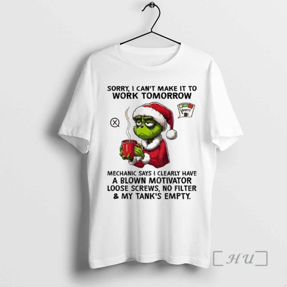 Trending Grinch Sorry I Cant Make It To Work Tomorrow Mechanic Says I Clearly Have T-Shirts, Hoodie, Sweatshirt