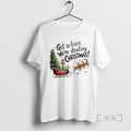 Trending Grinch With Reindeer Get In Loser Were Stealing Christmas T-Shirts, Hoodie, Sweatshirt | PureTeeCo.com