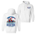 Trending Hotter than a H00chie Coochie Tr4mp Busch Light 2 sides Hoodie, Red White and Blue Busch Light Hoodie for men...