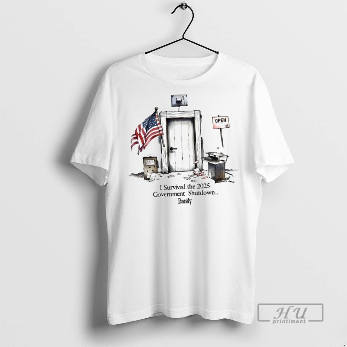 Trending I Survived The 2025 Government Shutdown T Shirt
