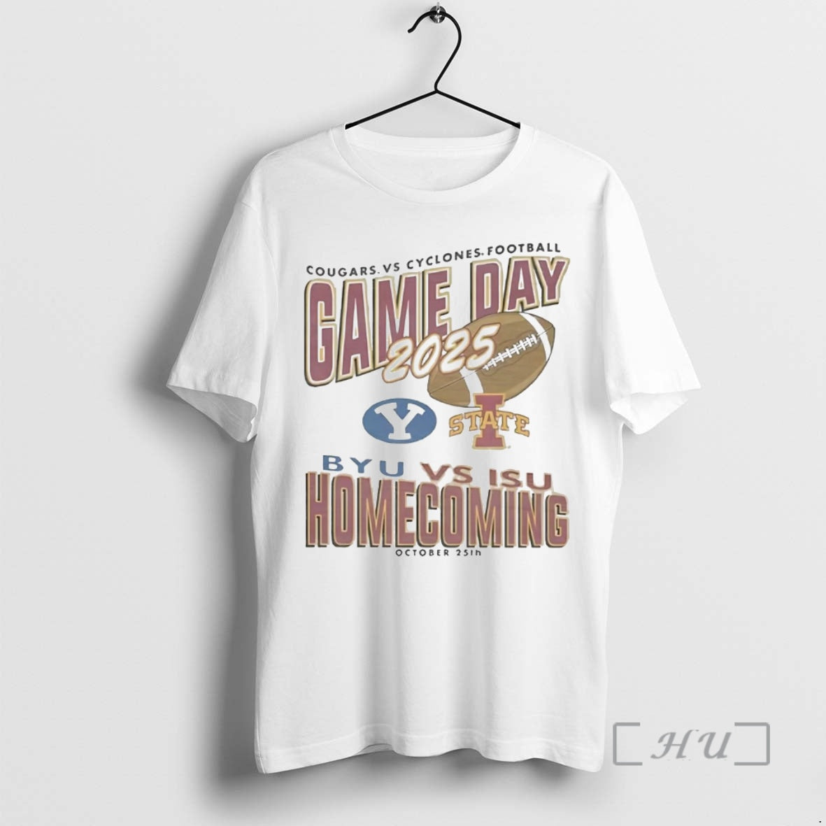 Trending Iowa State Cyclones Vs Byu Cougars 2025 Game Day Homecoming Premium T Shirts Sweater Hoodie, Sweatshirt