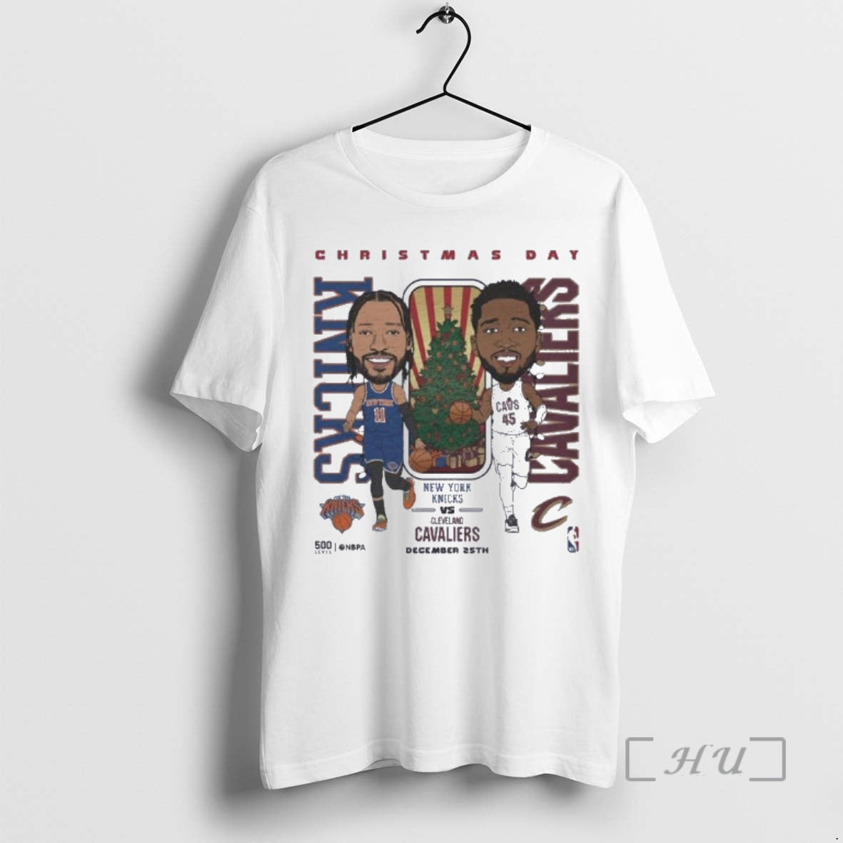 Trending Jalen Brunson Vs Donovan Mitchell 2025 Nba Christmas Day Match Up Premium T Shirts Hoodie, Sweatshirt