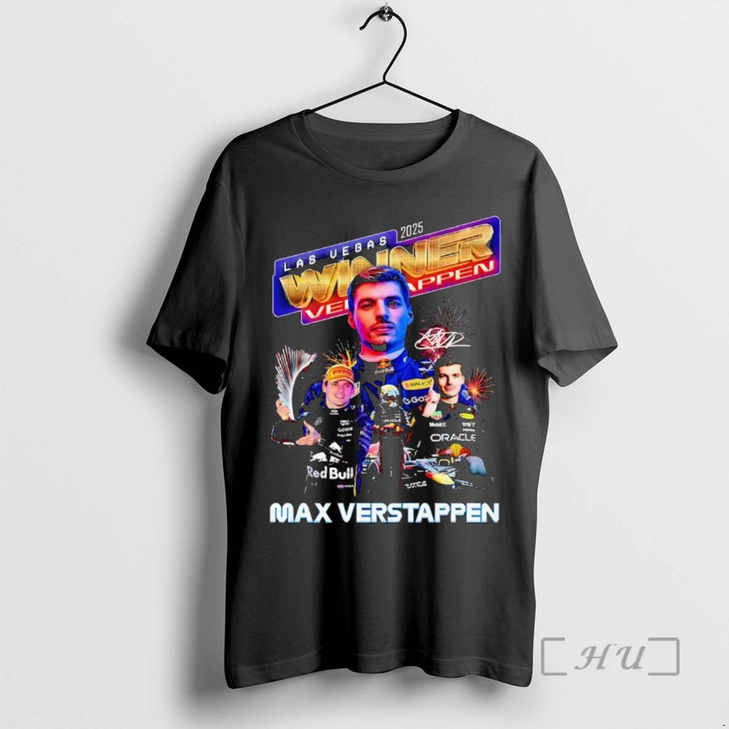 Trending Max Verstappen 2025 Las Vegas Grand Prix Winner T-Shirts, Hoodie, Sweatshirt | PureTeeCo.com