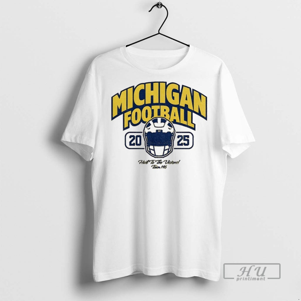 Trending Michigan Wolverines 2025 Football Hail To The Victors T Shirt