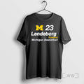 Trending Michigan Wolverines Basketball Yaxel Lendeborg Forward 23 Modern T-Shirts, Hoodie, Sweatshirt | PureTeeCo.com