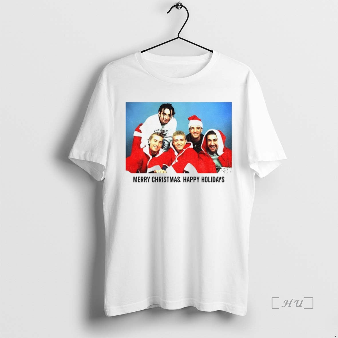 Trending Nsync Boy Band Merry Christmas Happy Holidays T-Shirts, Hoodie, Sweatshirt | PureTeeCo.com