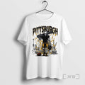 Trending Pittsburgh Football Skeleton Bootleg Skyline T-Shirts, Hoodie, Sweatshirt | PureTeeCo.com