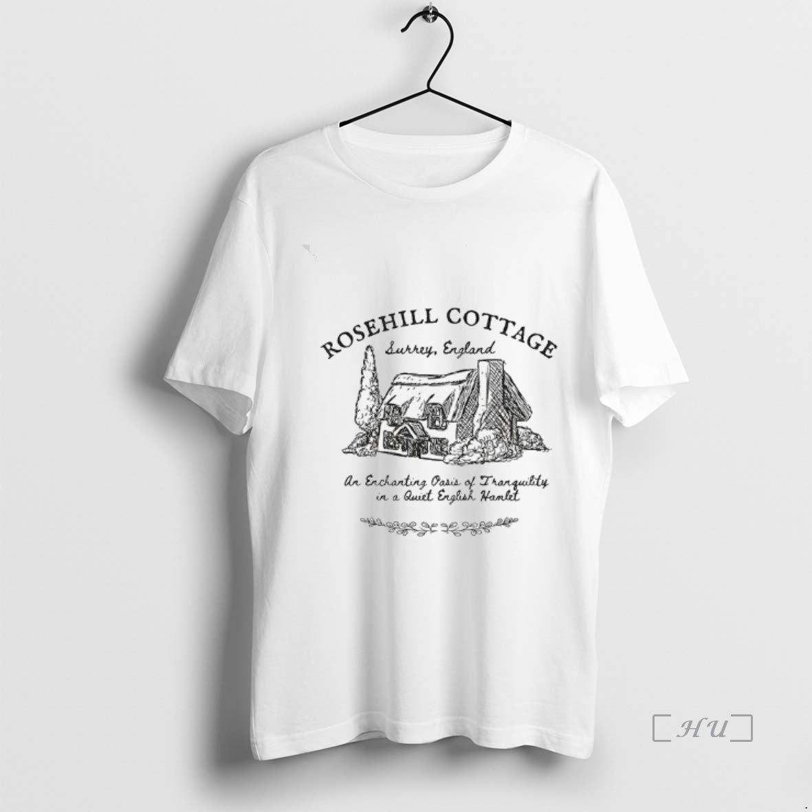 Trending Rosehill Cottage The Holiday Movie Romcom T-Shirts, Hoodie, Sweatshirt | PureTeeCo.com