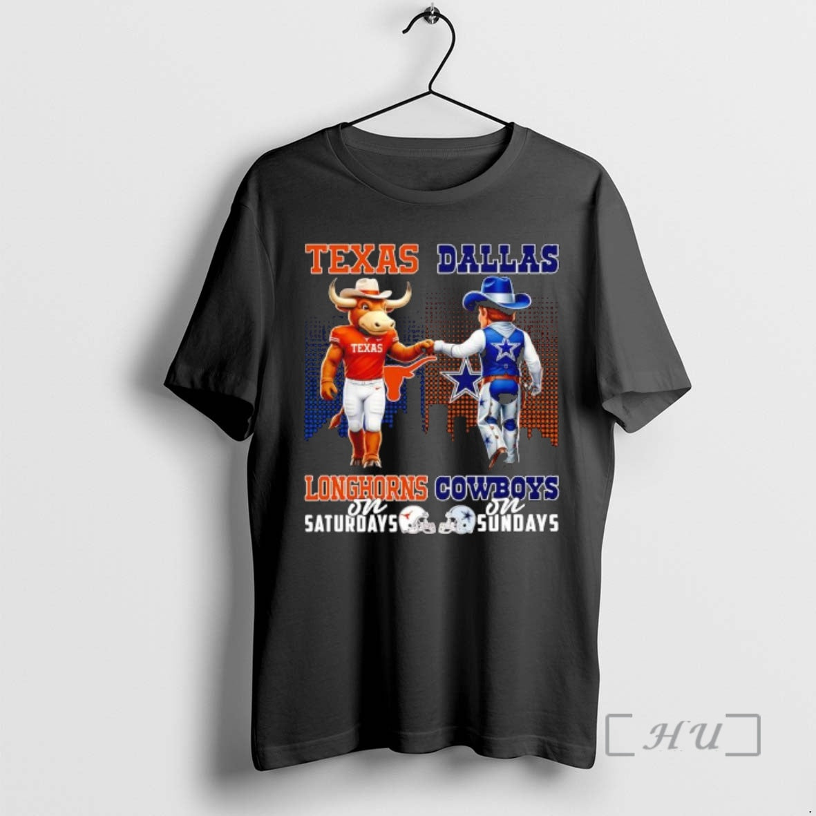 Trending The Texas Longhorns On Saturdays And Dallas Cowboys On Sundays Mascots College Premium T-Shirts, Hoodie, Sweatshirt