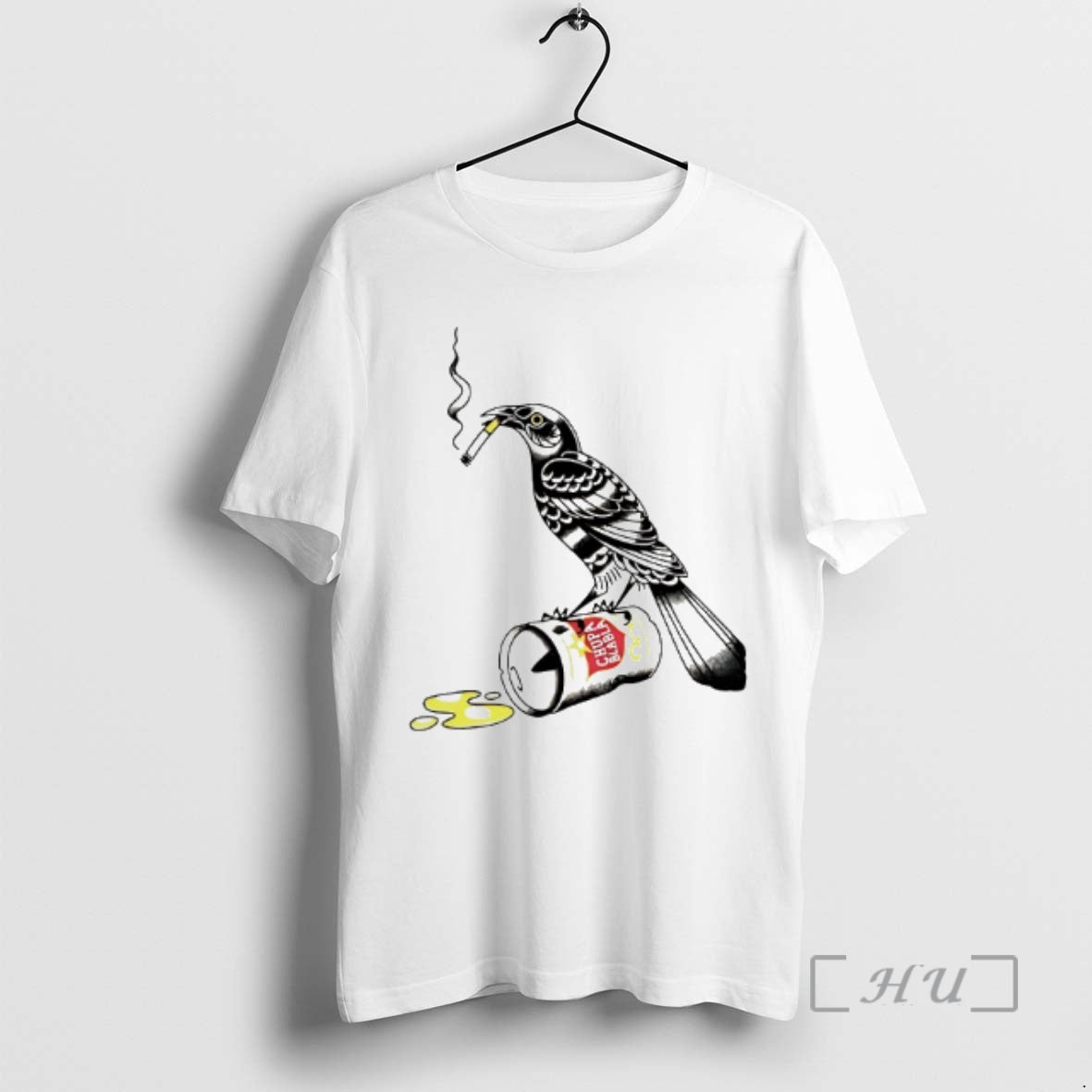 Trending Trashy Grackle Smoking Grackle Bird T-Shirts, Hoodie, Sweatshirt | PureTeeCo.com