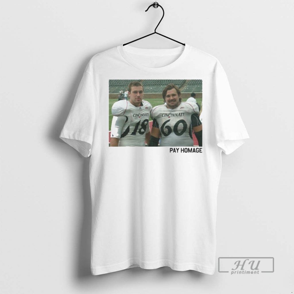 Trending Uc Bearcats Travis And Jason Kelce Brothers Pay Homage T Shirt