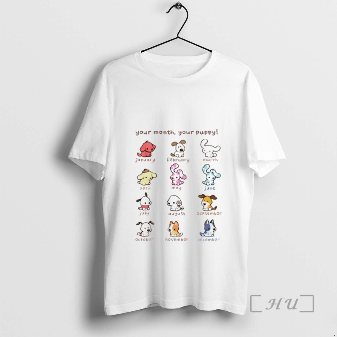 Trending Your Month Your Puppy Christmas T-Shirts, Hoodie, Sweatshirt | PureTeeCo.com