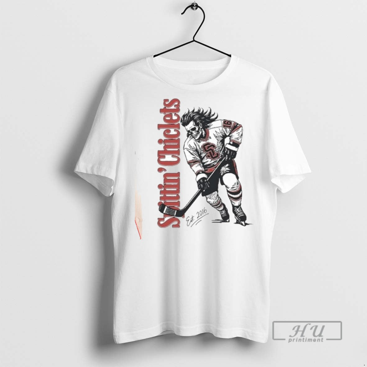 Trending Spittin Chiclets Skullet Vertical T Shirt