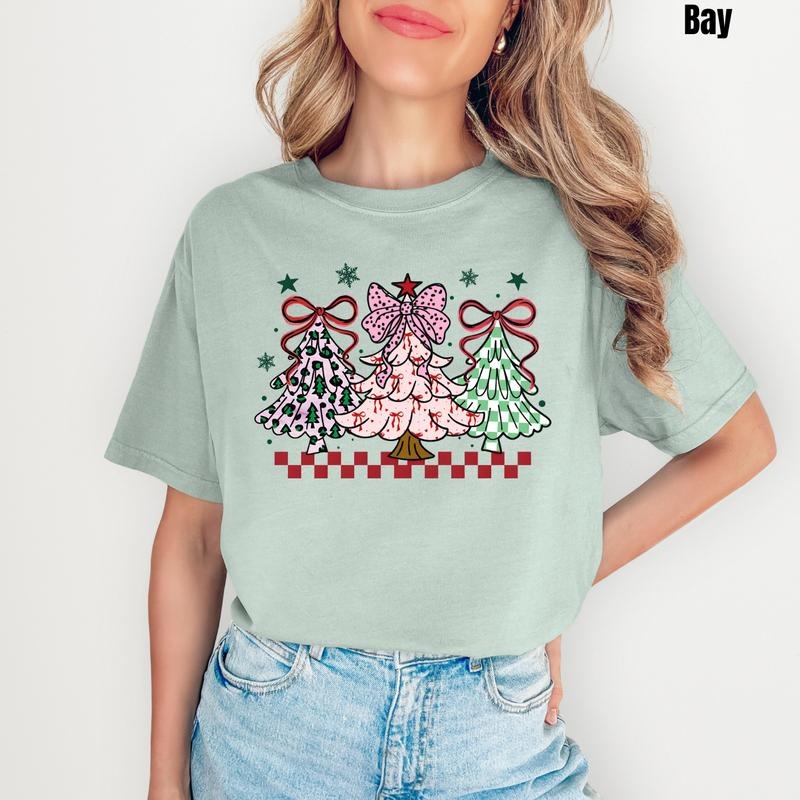 Trendy Tree Trio Comfort Colors T-Shirt 'NLB' Hoodie, Sweatshirt | PureTeeCo.com