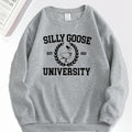 Trendy Womens Cocol Goose Graphic Sweatshirt - Vintage Style with Long Sleeves & Crew Neck - Perfect Casual Wear for...