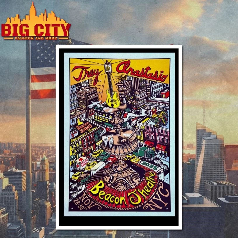 Trey Anastasio Band Nov 28 2025 Beacon Theatre In NYC Poster shirt