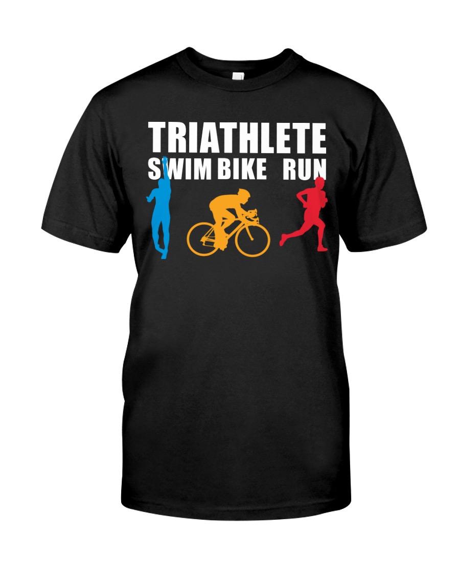 Triathlete Swim Bike Run T-Shirt Hoodie, Sweatshirt | PureTeeCo.com