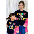 Trick OR Treat Ideal Chenille Graphic T-Shirt Hoodie, Sweatshirt | PureTeeCo.com