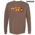 Trio Thanksgiving Things Long Sleeve Comfort Colors T-Shirt 'NLB' Hoodie, Sweatshirt | PureTeeCo.com