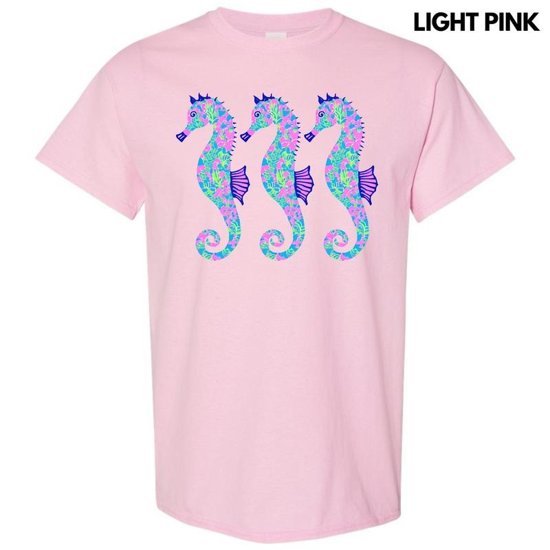 Triple Seahorse Gildan Short Sleeve T-Shirt 'NLB' Hoodie, Sweatshirt | PureTeeCo.com