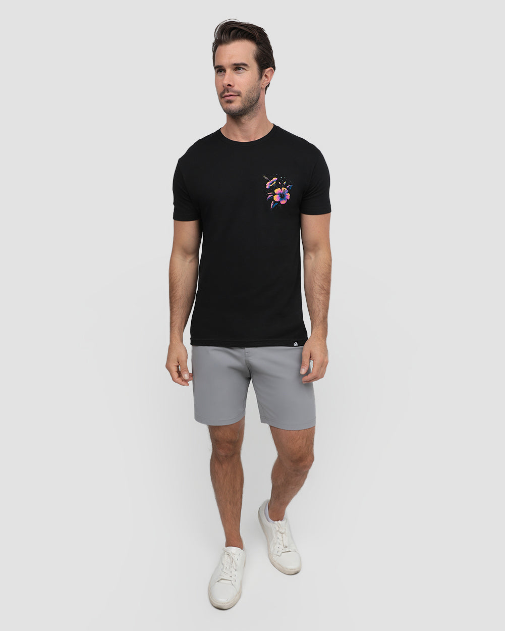 Tropic Night Tee Hoodie, Sweatshirt | PureTeeCo.com (Image 3)