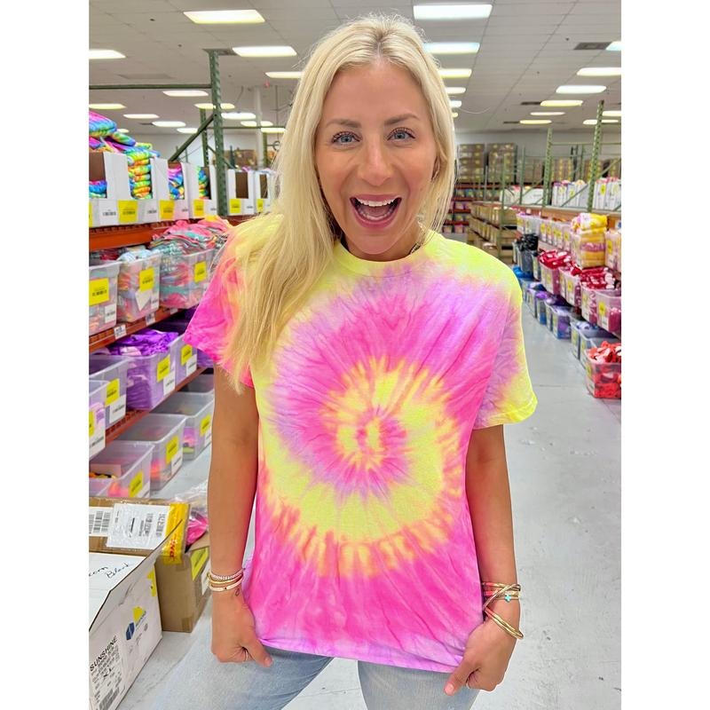 Tropical Swirl Tie-Dye Tee - Blank Hoodie, Sweatshirt | PureTeeCo.com