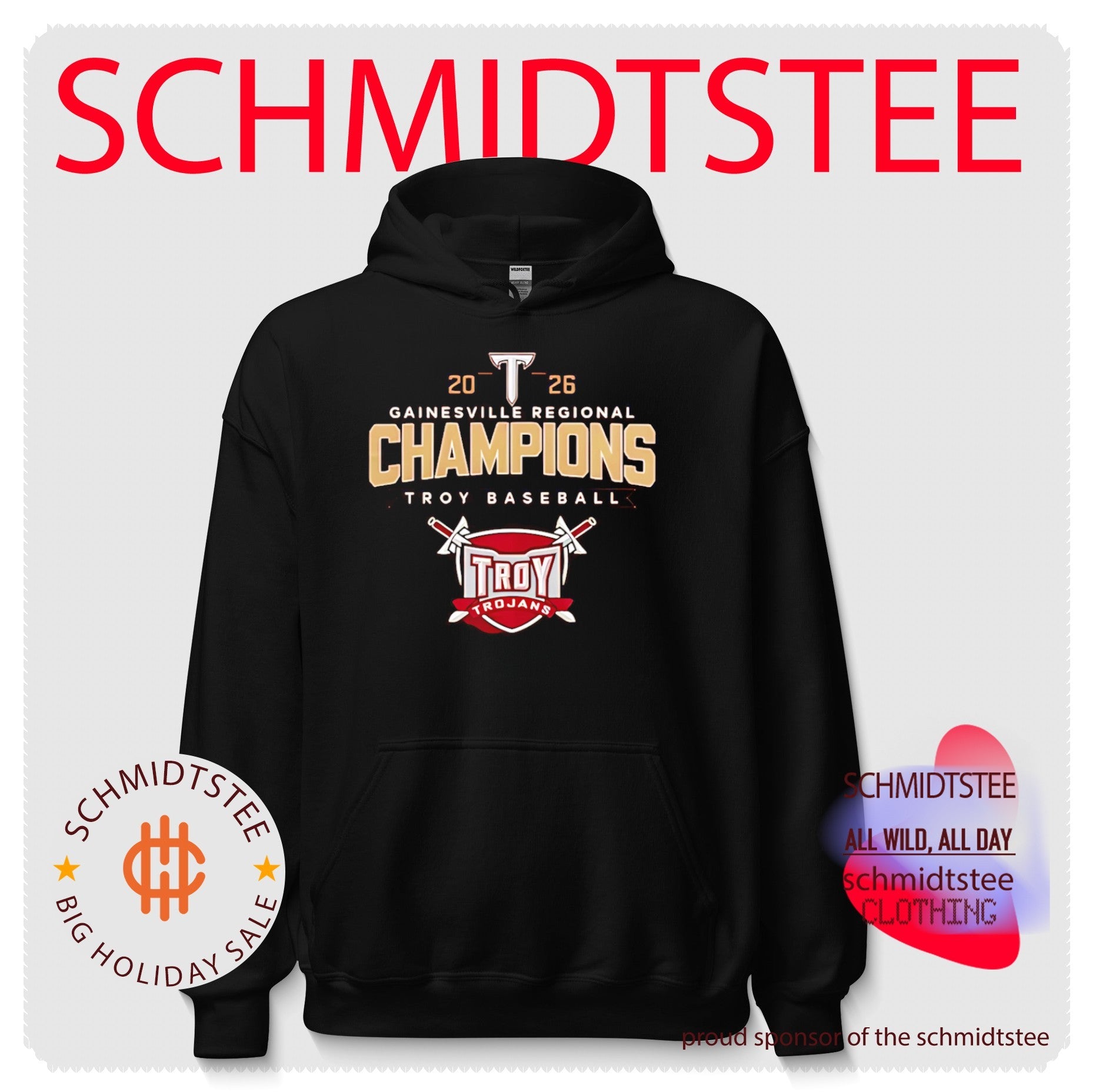 Troy Baseball Gainesville Regional Champions 2026 shirt